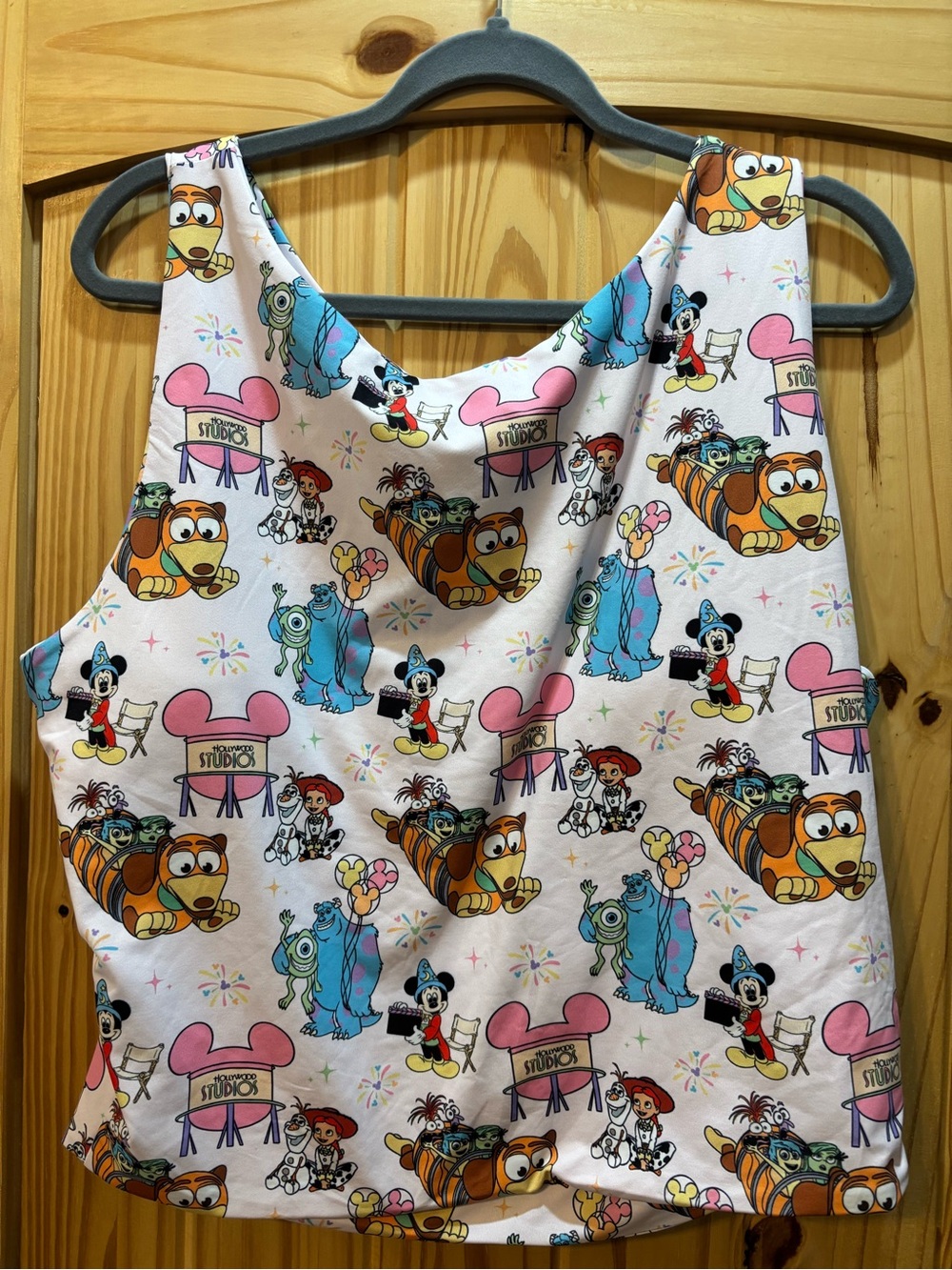 Disney Pink Multi-Character Tank Top